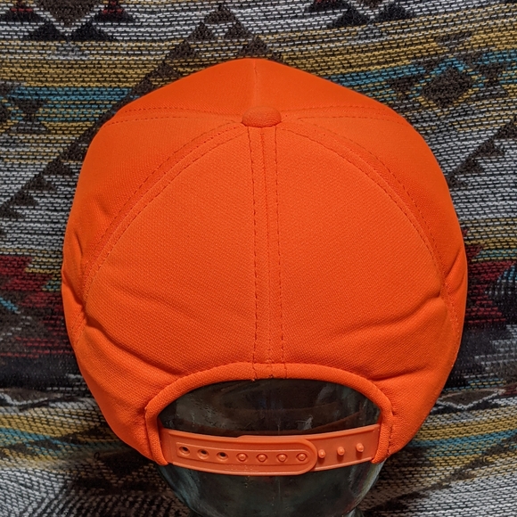 80s General Tires Orange All Foam Trucker Snapback. Cleaned and reshaped. - Picture 4 of 4
